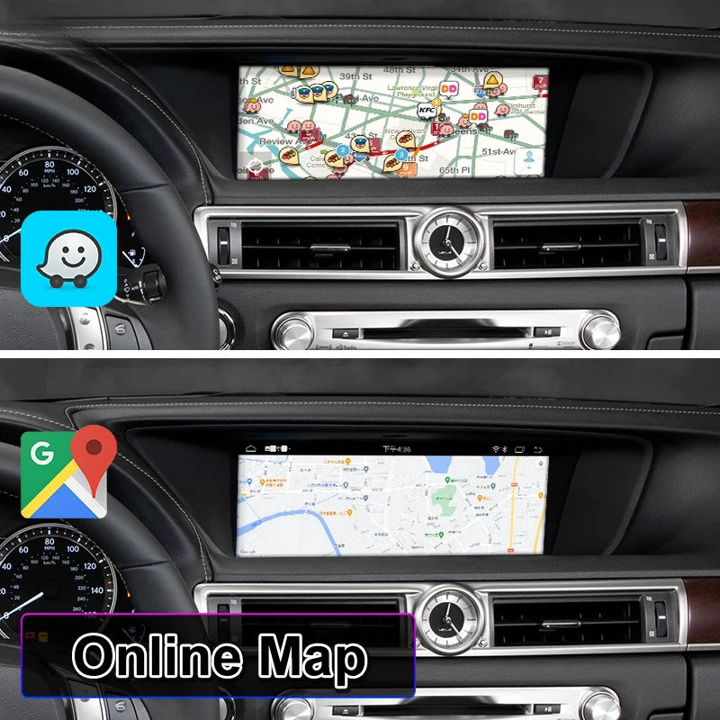 12.3 Inch Android Screen for Lexus GS250 GS350 GS450H 2012-2020