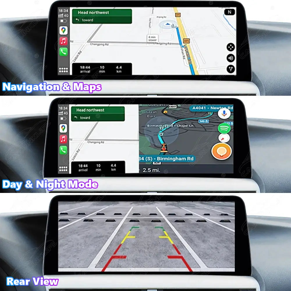 12.3 Inch Linux Touch Screen For Lexus RX 2009-2015 Wireless Carplay Android Auto Car Radio