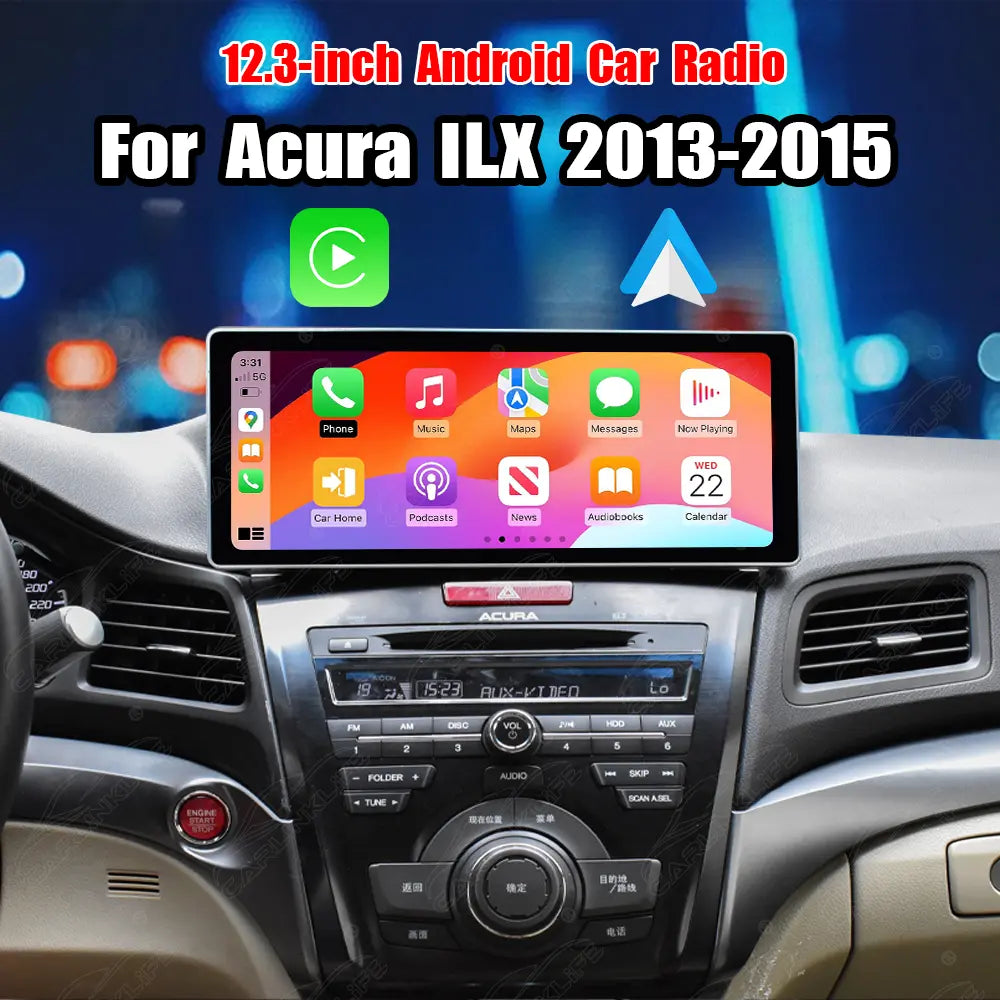 12.3" Android Car Radio for Acura ILX 2013-2015 Car Stereo CarPlay Multimedia Player