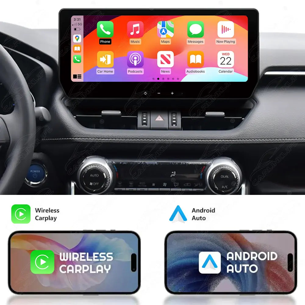 12.3" Android Car Radio for Toyota RAV4 2020-2026 Car Stereo CarPlay Multimedia Player