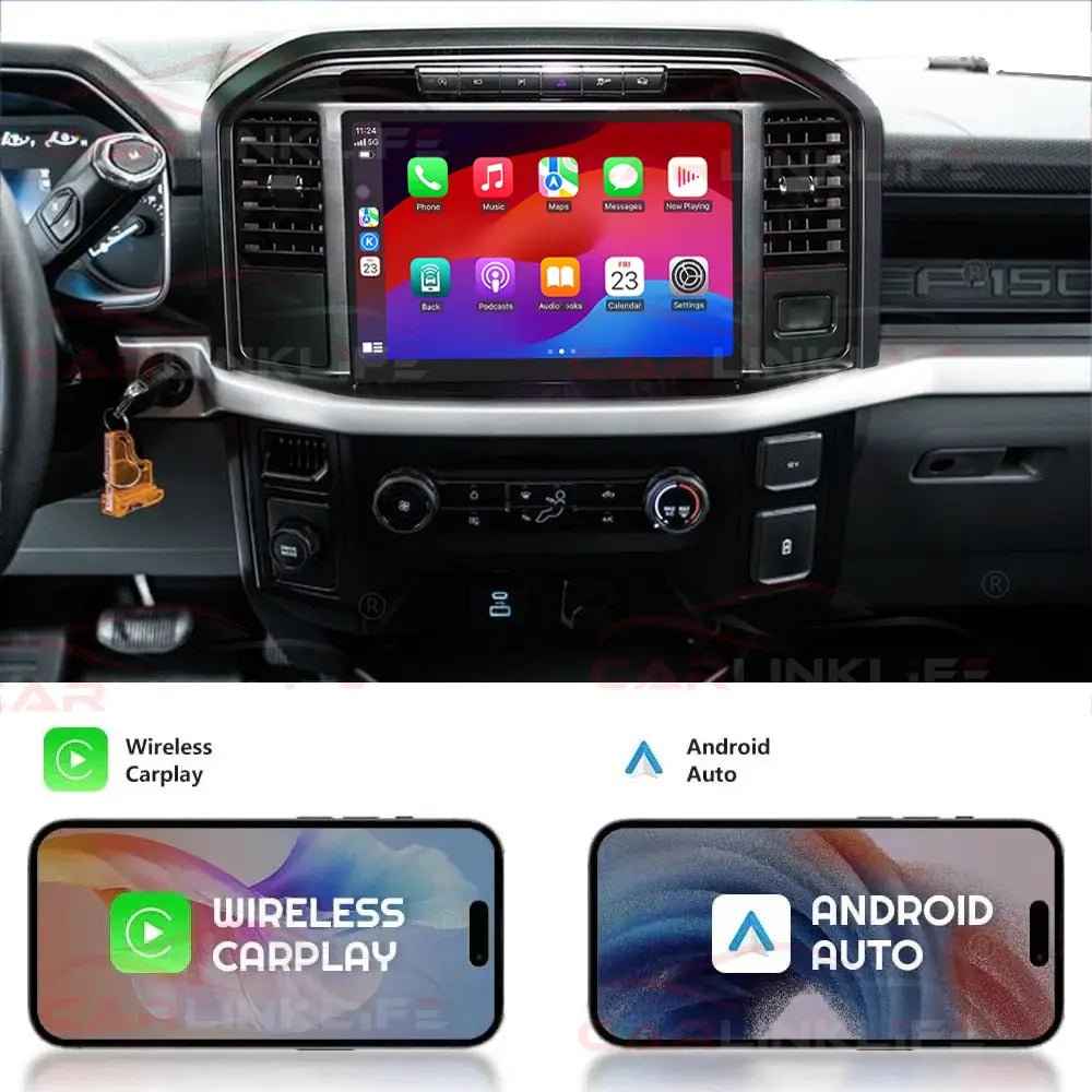 13.3 Inch Android Car Radio For Ford F150 2022-2024 Car Stereo CarPlay Multimedia Player