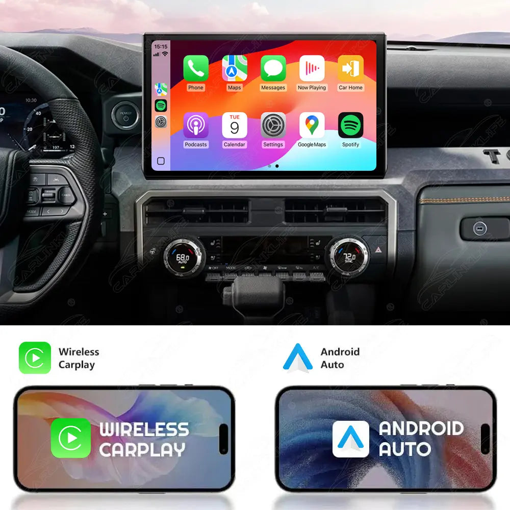 14.6 inch Android Car Radio for Toyota Tacoma/4Runner 2024-2026 Car Stereo CarPlay Multimedia Player
