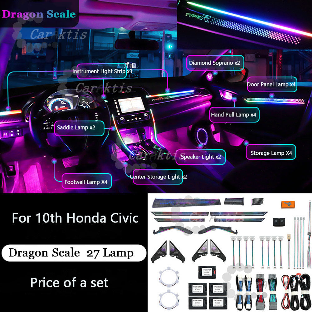 Honda Civic 2016-2021 Ambient Light Kits