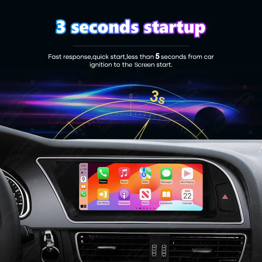 8.8 Inch Linux Touch Screen For Audi A4 A5 2009-2016 Wireless Carplay Android Auto Car Radio