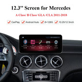 Android 12 Car Radio Touchscreen 12.3'' Car Stereo for Mercedes Benz A Class /B Class /CLA/GLA 2013-2018