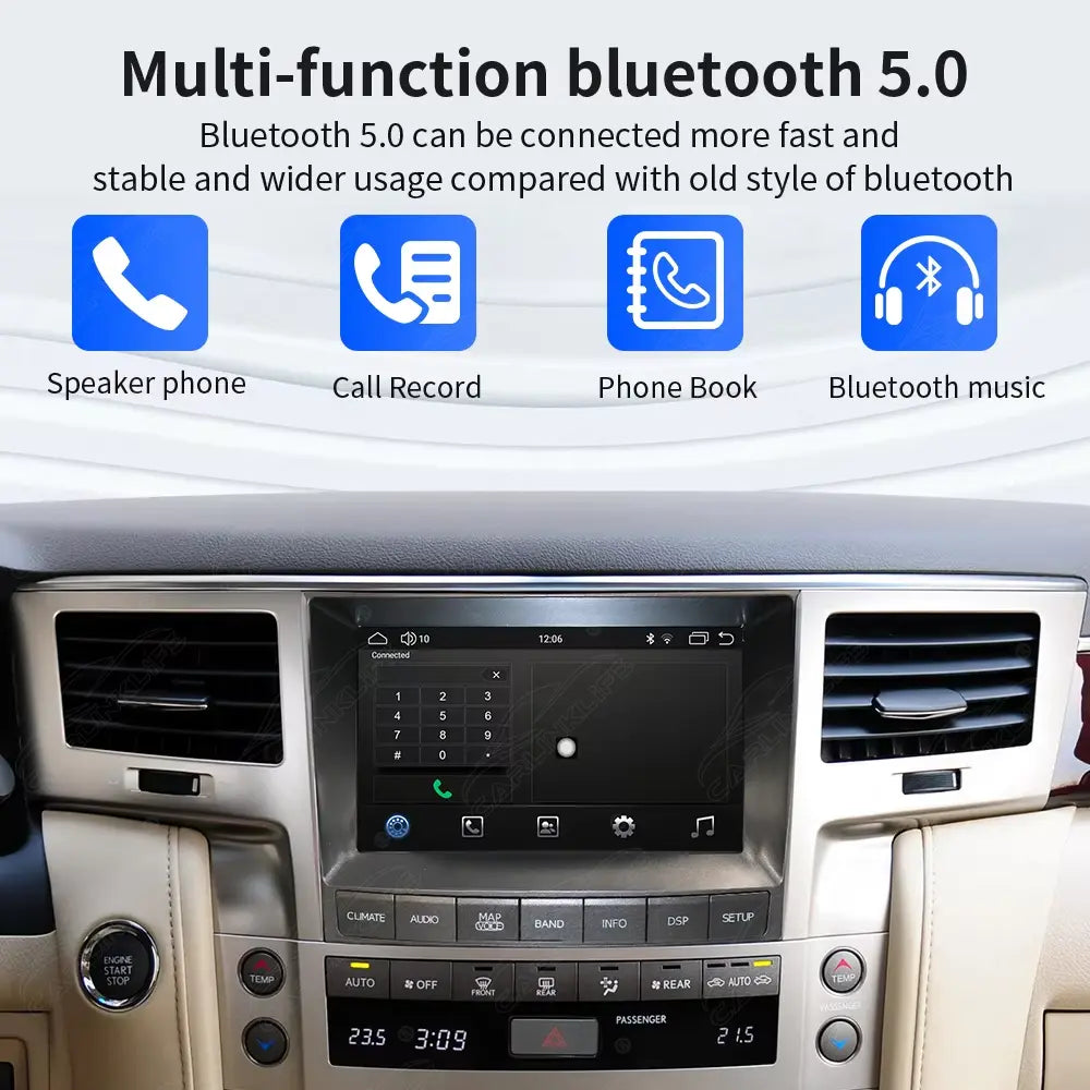 8 inch Android Car Radio For Lexus LX570 2007-2015 Car Stereo CarPlay Multimedia Player