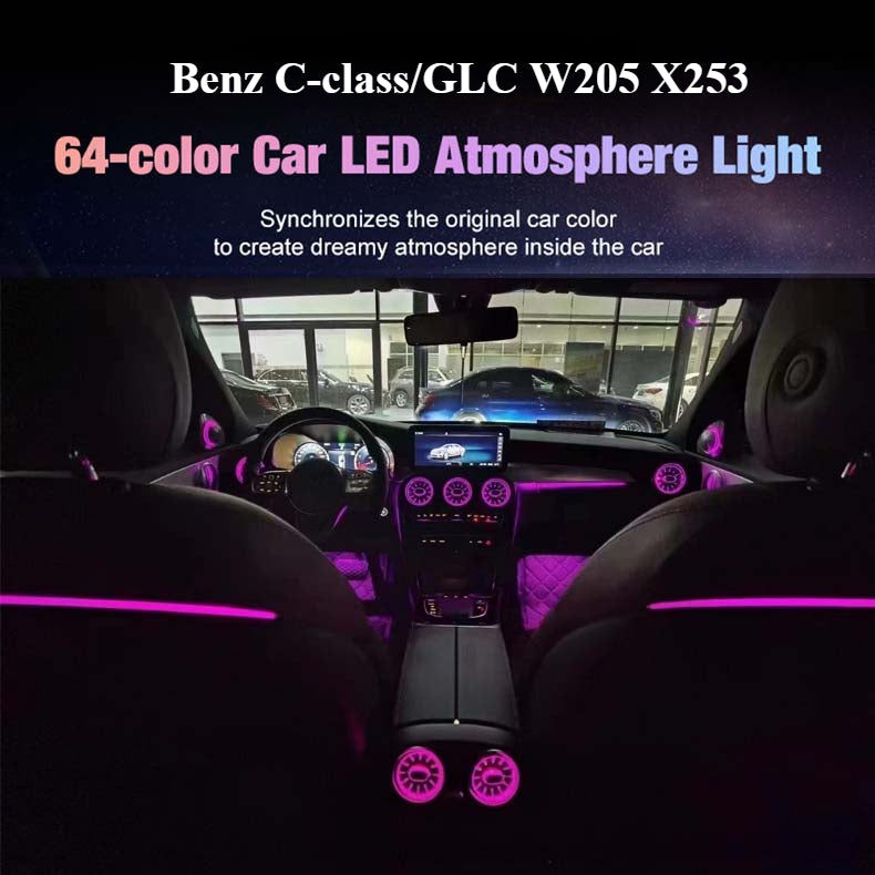 Mercedes Benz C-class W205 GLC X253 Ambient Light Kit