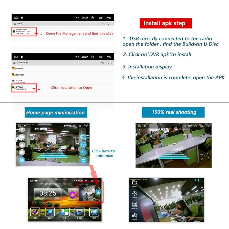 USB Car Camera ADAS Dash Cam