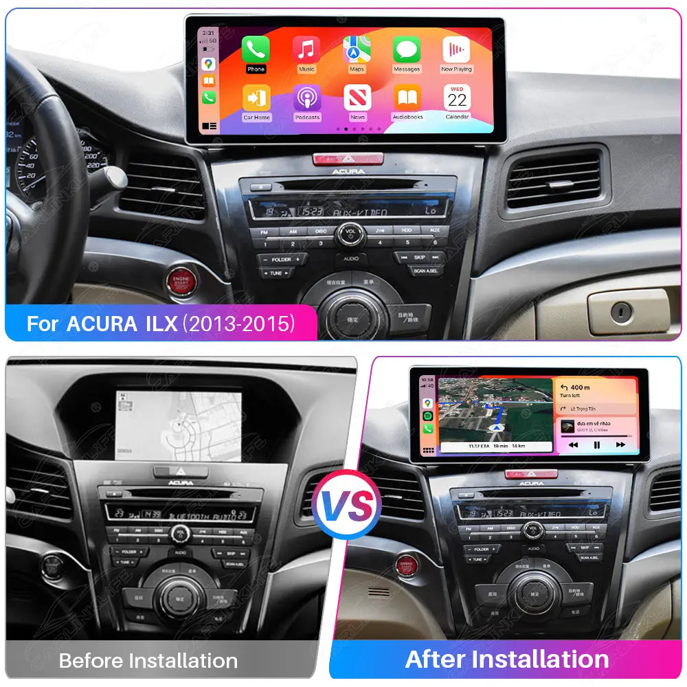 12.3" Android Car Radio for Acura ILX 2013-2015 Car Stereo CarPlay Multimedia Player