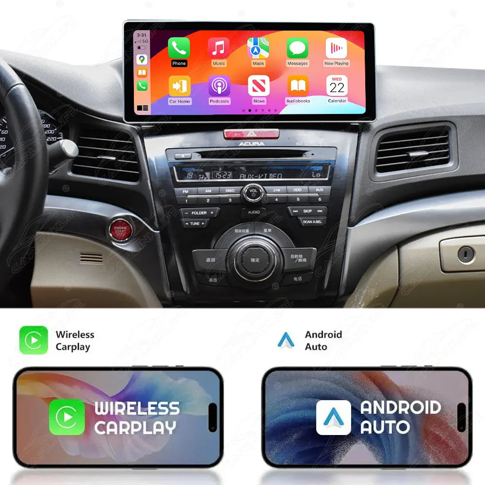 12.3" Android Car Radio for Acura ILX 2013-2015 Car Stereo CarPlay Multimedia Player