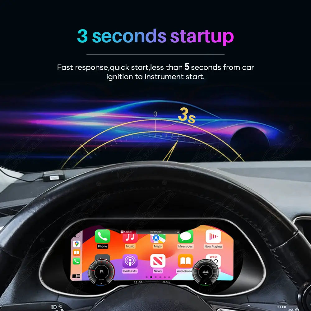 Audi A4 (2013-2016) Digital Cluster with CarPlay