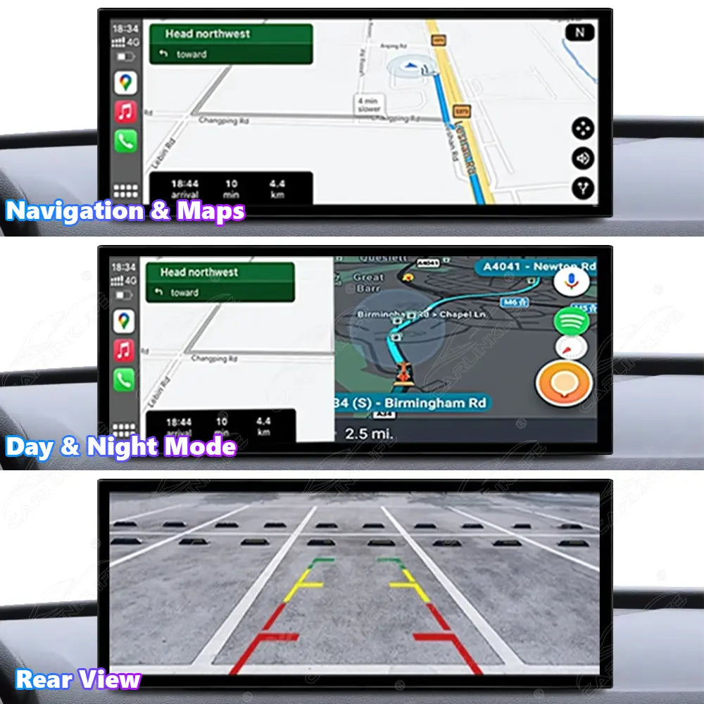 12.3" Linux Touch Screen For Audi Q3 2013-2018 Wireless Carplay Android Auto Car Radio