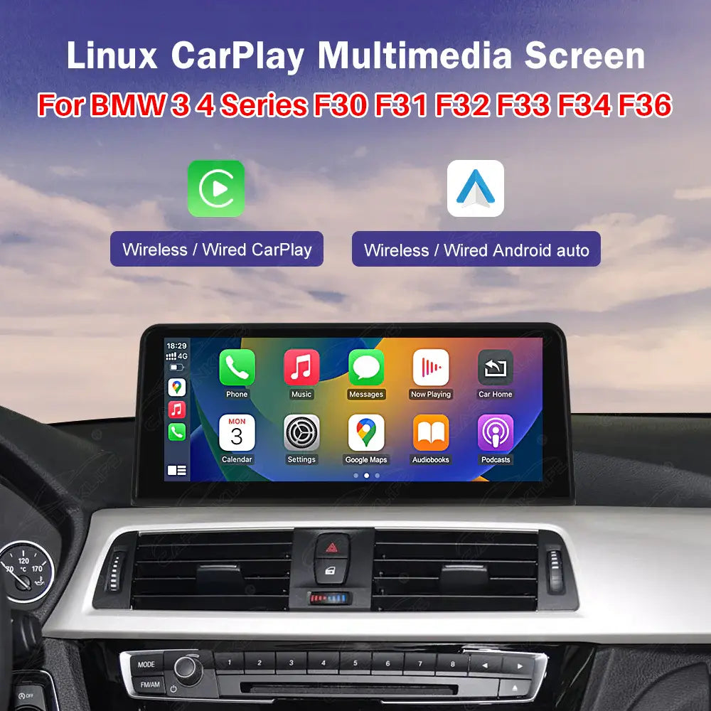 10.25 LINUX SCREEN BMW 3/4 Series F30 F31 F32 F33 F34 F36 UPGRADE 10.25 LINUX SCREEN BMW 3/4 Series F30 F31 F32 F33 F34 F36 UPGRADE