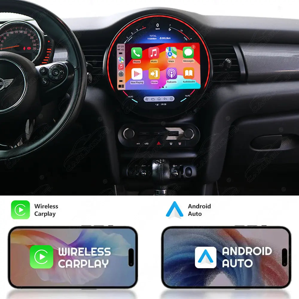 11.8" Android Car Radio for BMW MINI Cooper/ Clubman/ Countryman 2015-2023 Car Stereo CarPlay Multimedia Player