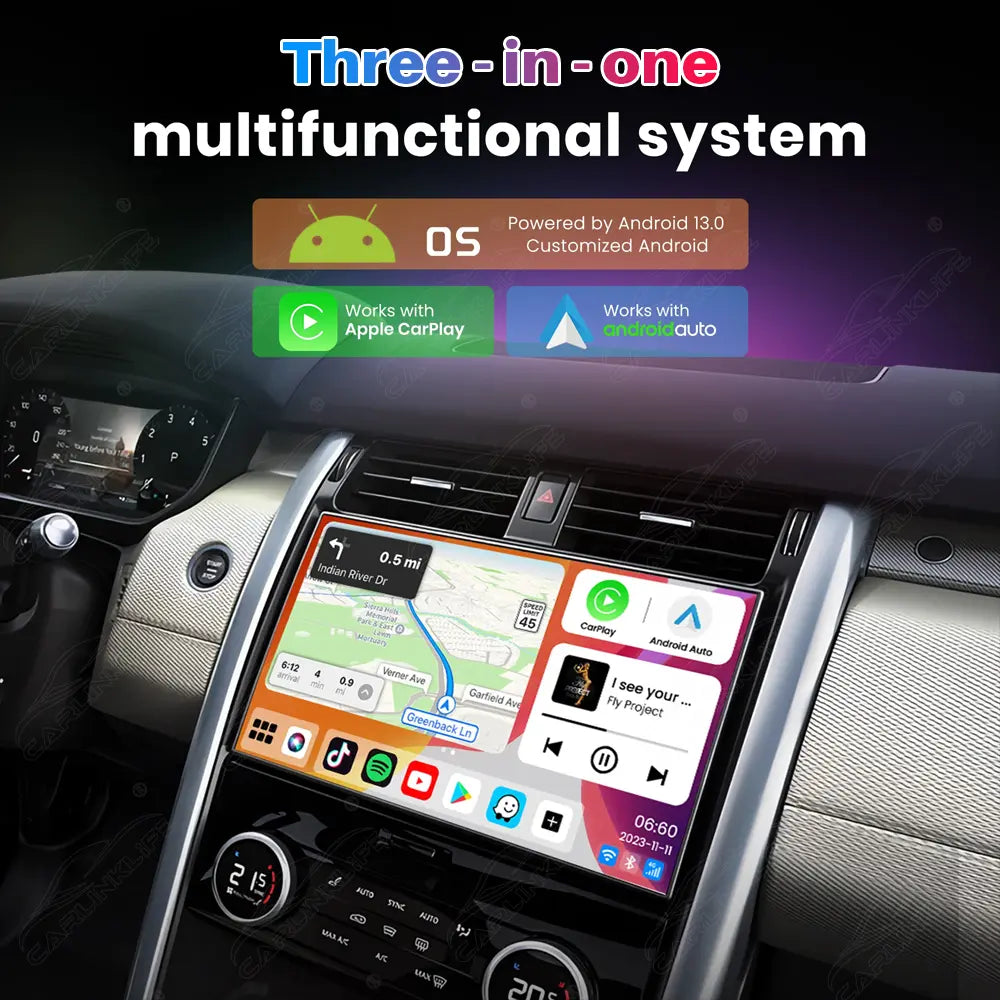 Carlinklife Magic Box 2.0 - Wireless CarPlay/ Android Auto Adapter Streaming Multimedia AI Box MAX
