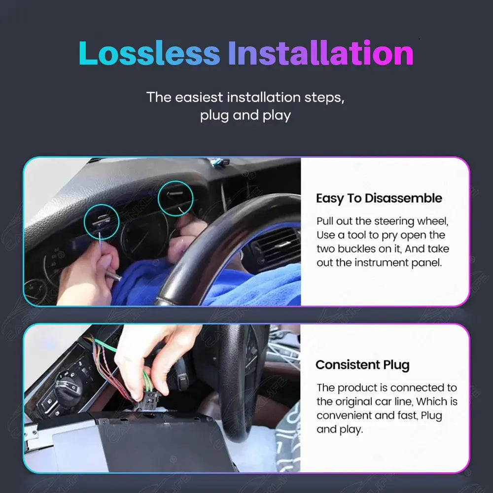 12.3" CarPlay LCD Digital Cluster For BMW 3 4 Series 2013-2020 Linux Dashboard Gauge Cluster