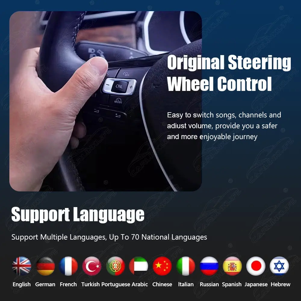 Wireless Apple Carplay Android Auto For Alfa Romeo Stelvio/Giulia/Giulietta 2014-2019 CarPlay Retrofit Module