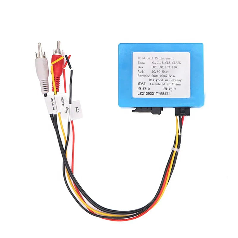 Optical Fiber Decoder Most Box Car Radio Amplifier Adapter Decoder For Mercedes Benz ML GL R E CLS SLK S Class