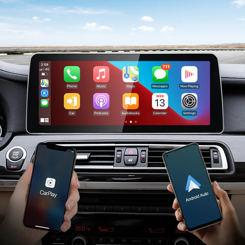 12.3inch BMW 7 Series F01 F02 Android13 Car Multimedia Players ID8 Wireless Carplay