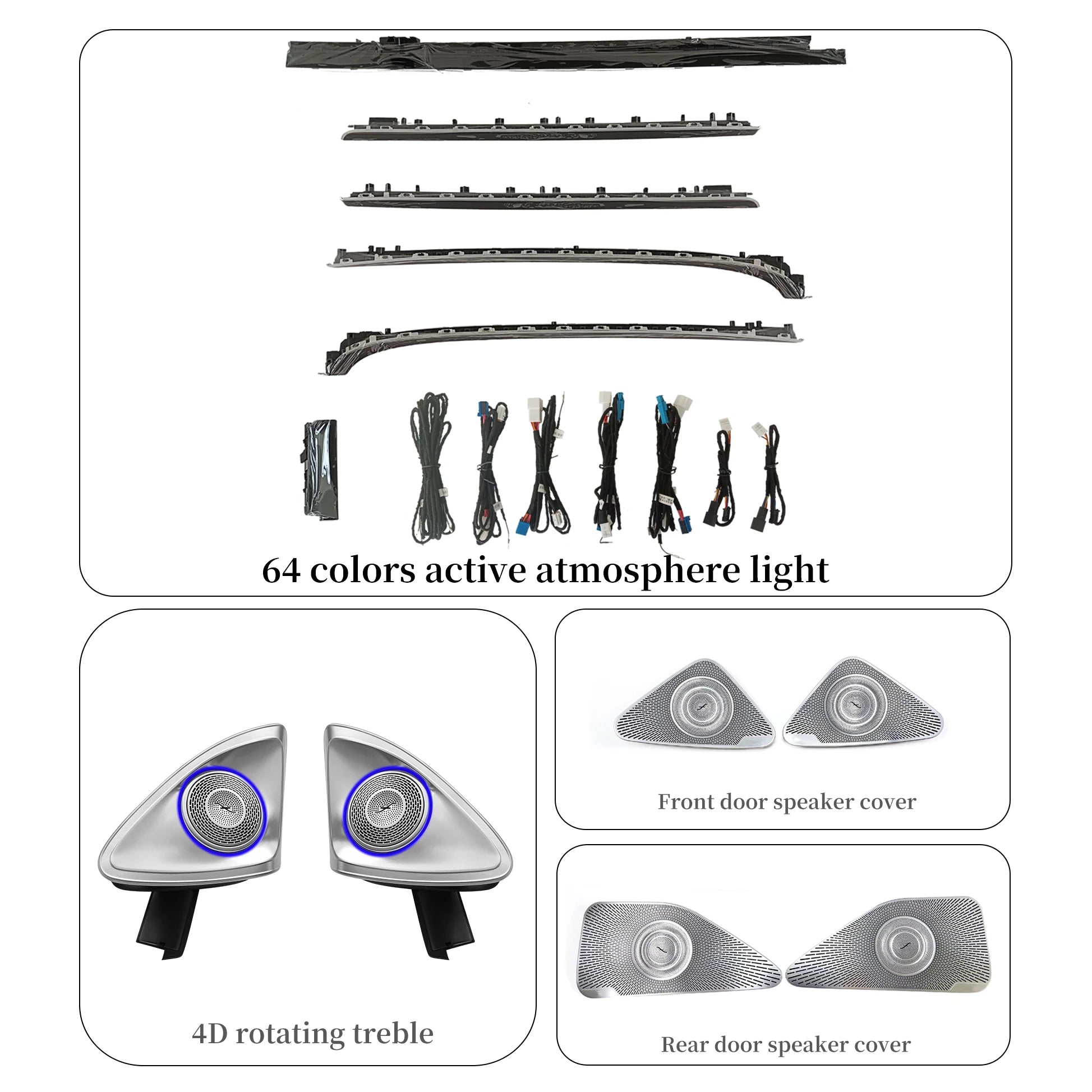 Mercedes Benz S-Class W223 Ambient Light Kit