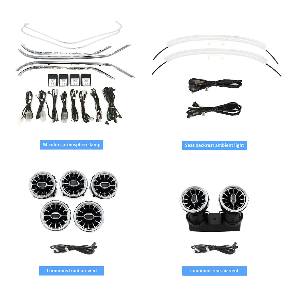 Mercedes Benz C-class W205 GLC X253 Ambient Light Kit