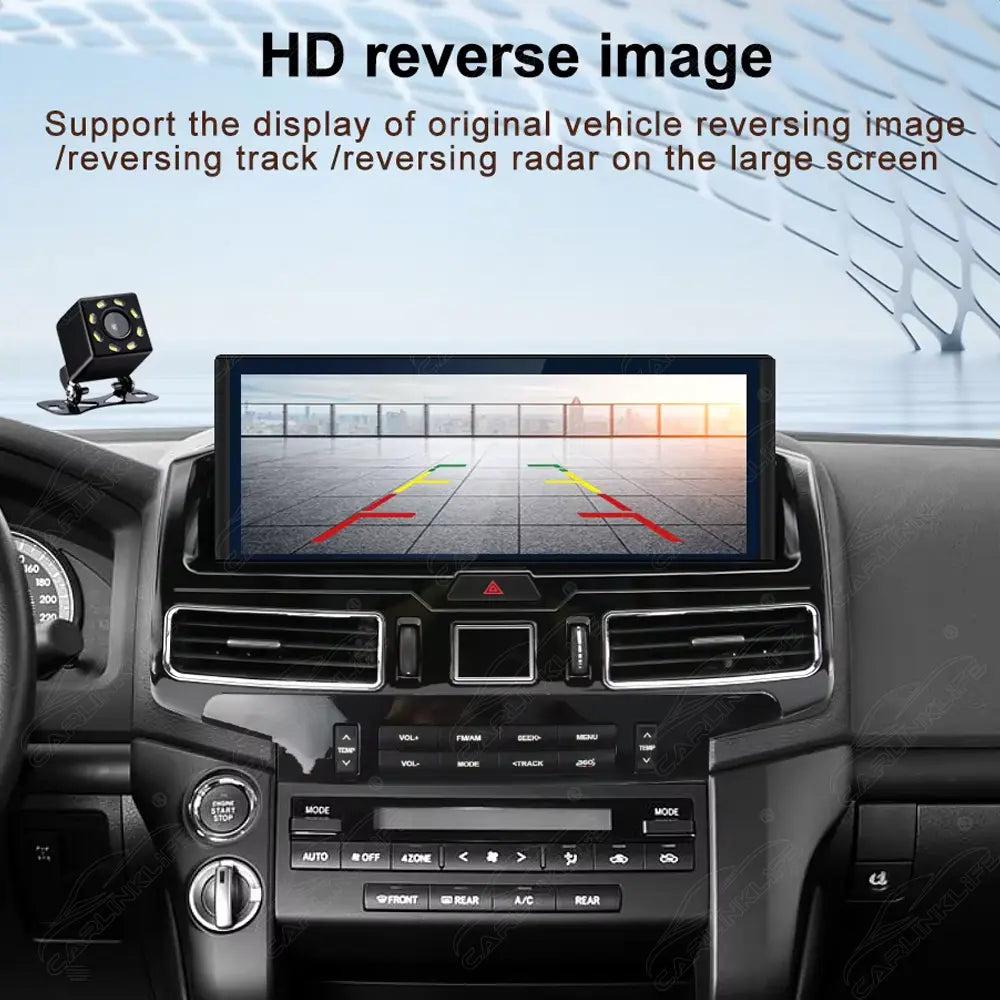12.3 inch Android Car Radio for Toyota Land Cruiser 200 LC200 2007-2021 Car Stereo CarPlay Multimedia Player