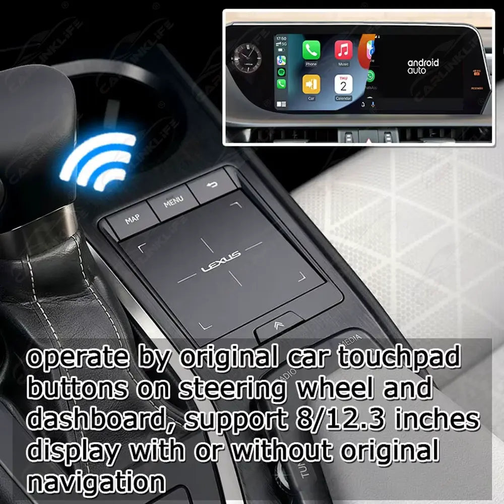 Android Multimedia Interface Box for Lexus ES300H ES350 ES250 2017-2022 with Youtube, Google Play