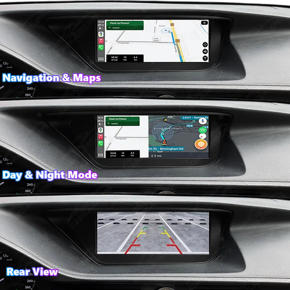 10.25 Inch Linux Touch Screen For Lexus ES 2013-2018 Wireless Carplay Android Auto Car Radio