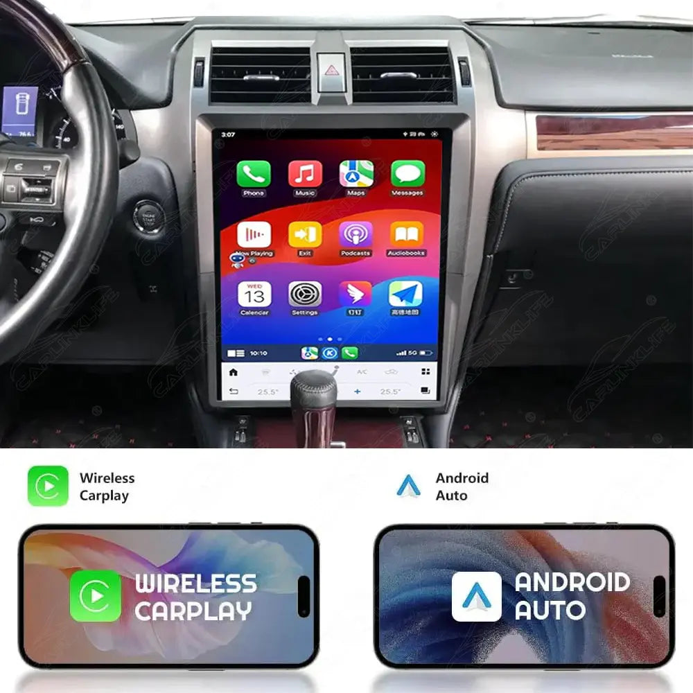 Lexus GX460 2010-2021 Tesla-Style Car Radio CarPlay Multimedia Player