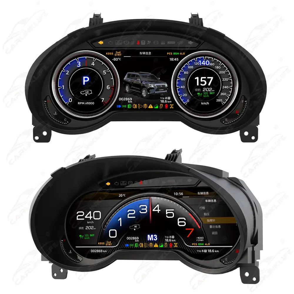 Lexus GX460 2010-2019 LCD Digital Cluster