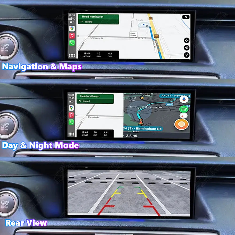 10.25 Inch Linux Touch Screen For Lexus IS / RC 2013-2019 Wireless Carplay Android Auto Car Radio