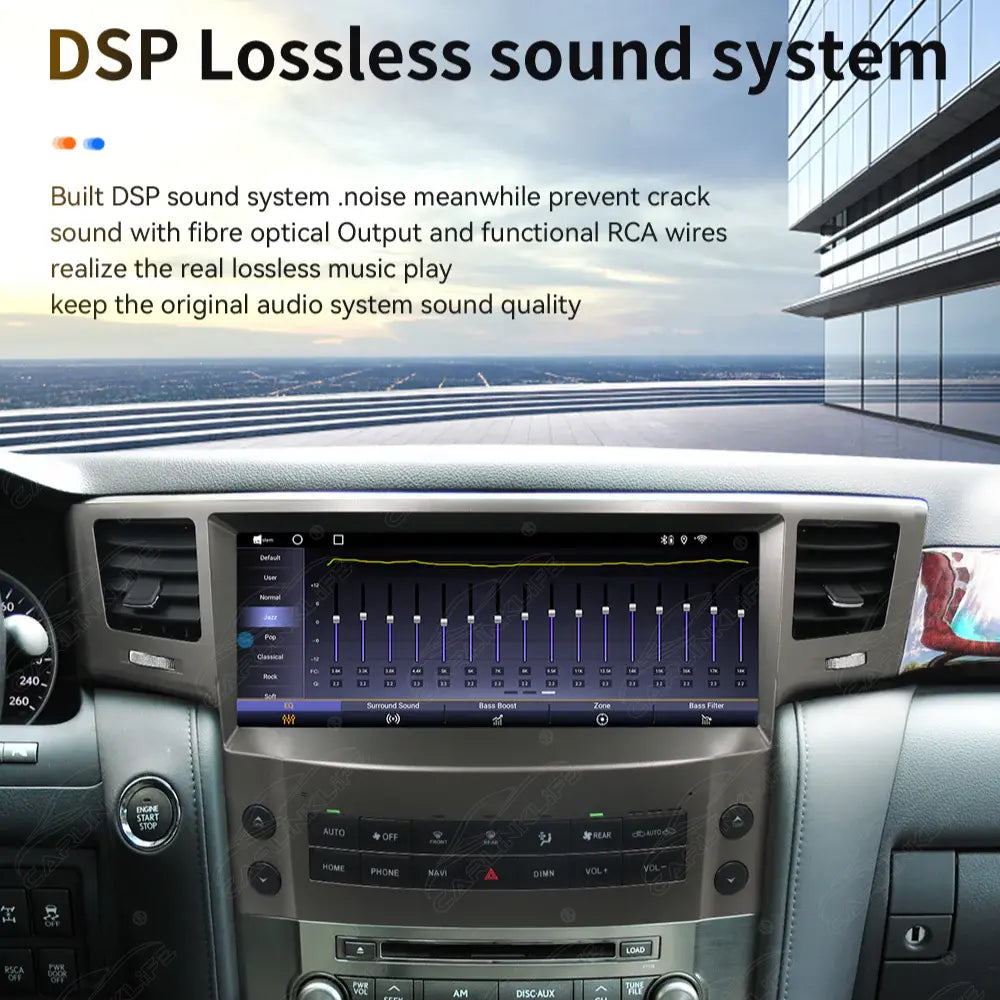 12.3 inch Android Car Radio For Lexus LX570 2007-2015 Car Stereo CarPlay Multimedia Player