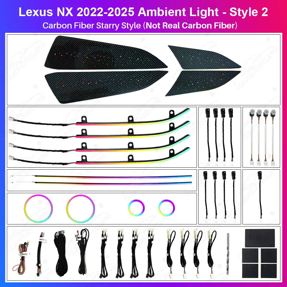 Lexus NX 2022-2025 Ambient Light Kits