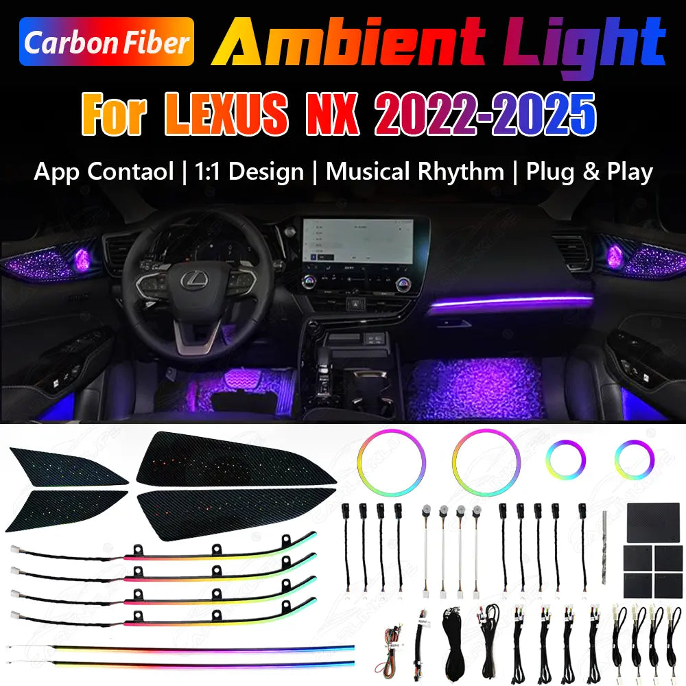 Lexus NX 2022-2025 Ambient Light Kits