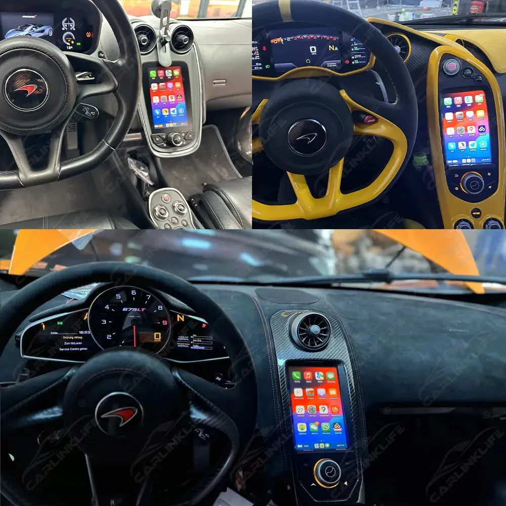 Wireless Apple Carplay & Android Auto for McLaren MP4-12C 650S 570S 600LT 540C P1 675LT GT 720S 2011-2024