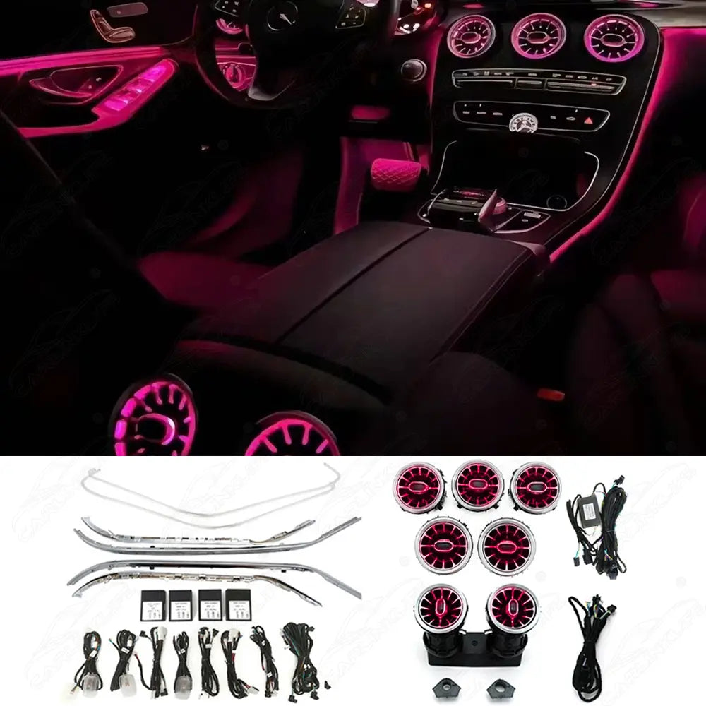Mercedes-Benz C-Class W205 & GLC X253 (2015–2022) Ambient Lighting Kit