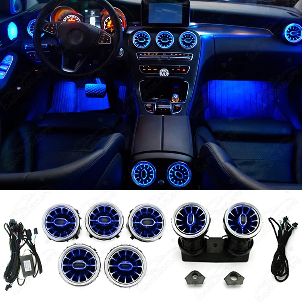 Mercedes-Benz C-Class W205 & GLC X253 (2015–2022) Ambient Lighting Kit