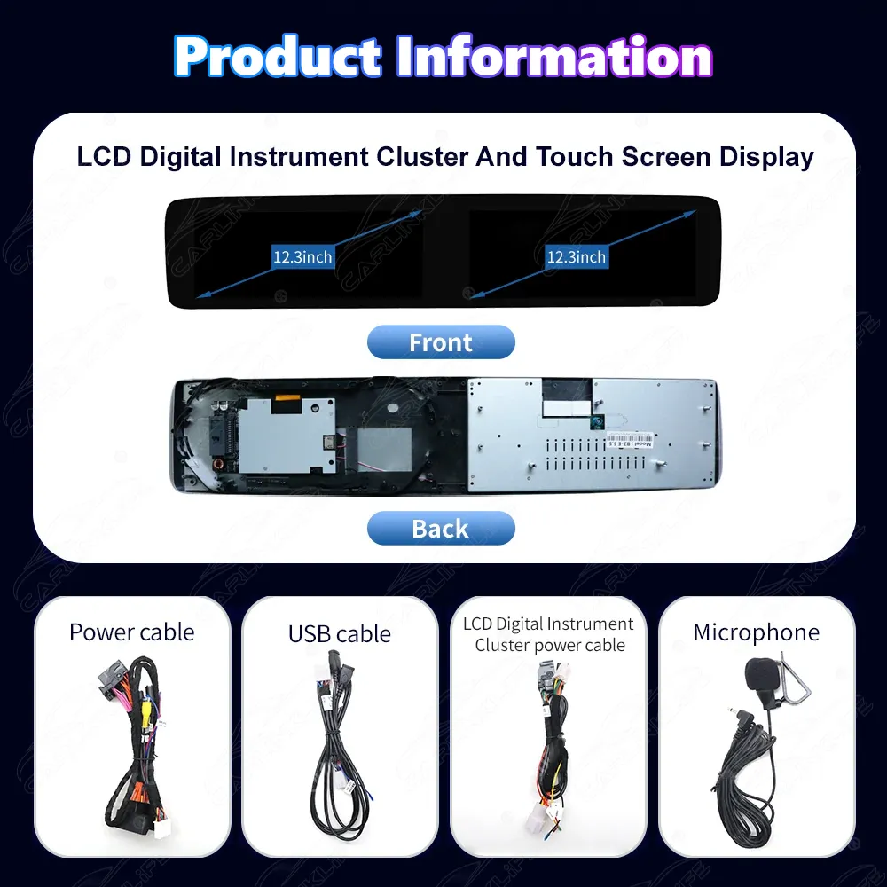 Mercedes-Benz E-Class W213 (2016–2020) 24.6" Digital Cluster & Linux Screen Upgrade | Wireless CarPlay & Android Auto | Analog Cluster Only
