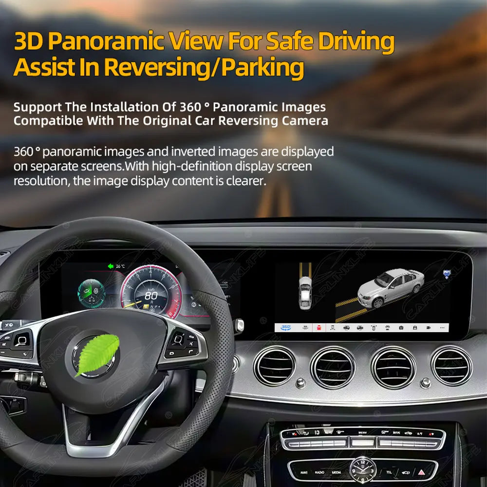 Mercedes-Benz E-Class W213 (2016–2020) 24.6" Digital Cluster & Android Screen Upgrade | Wireless CarPlay & Android Auto | Analog Cluster Only