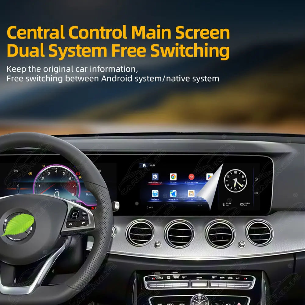 Mercedes-Benz E-Class W213 (2016–2020) 24.6" Digital Cluster & Android Screen Upgrade | Wireless CarPlay & Android Auto | Analog Cluster Only