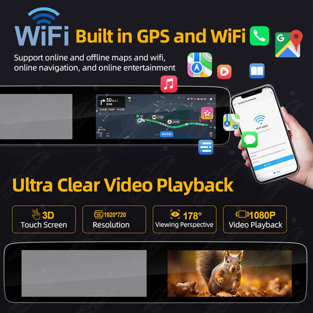 Mercedes-Benz E-Class W213 (2016–2020) 12.3" Dual Screen Android Upgrade | Wireless CarPlay & Android Auto | OEM LCD Cluster Retained