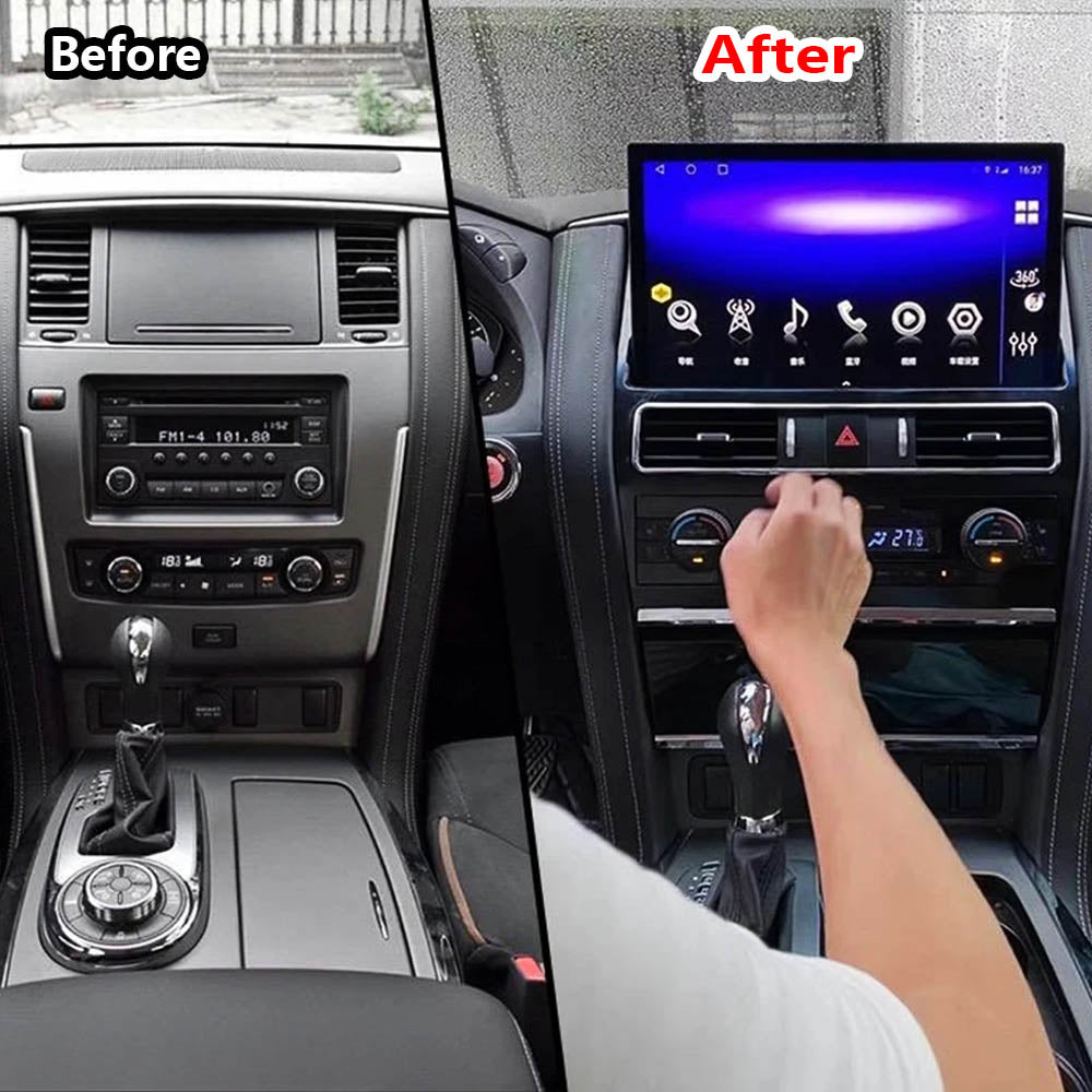 13.3 Inch Android Car Radio For Nissan Armada Y62 Patrol Infiniti QX80 QX56 2010-2022 Car Stereo CarPlay Multimedia Player
