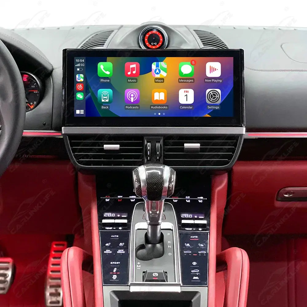 12.3" Android Car Radio For Porsche Cayenne / Panamera 2010-2017 Car Stereo GPS Navigation WiFi Carplay/ Stop Watch/ AC Panel