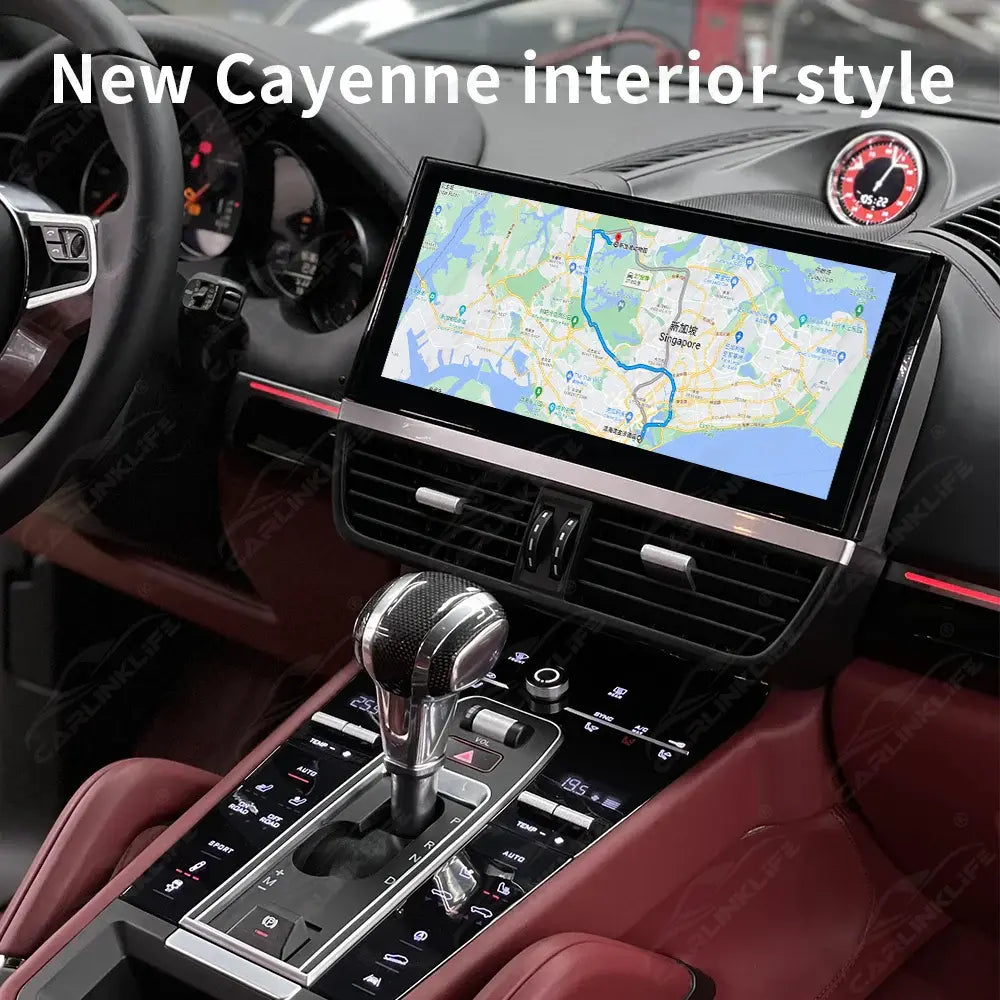 Porsche Cayenne 2010-2017 Touch Screen 12.3" Car Stereo Android Car Radio GPS Navigation WiFi Carplay/ Stop Watch/ AC Panel