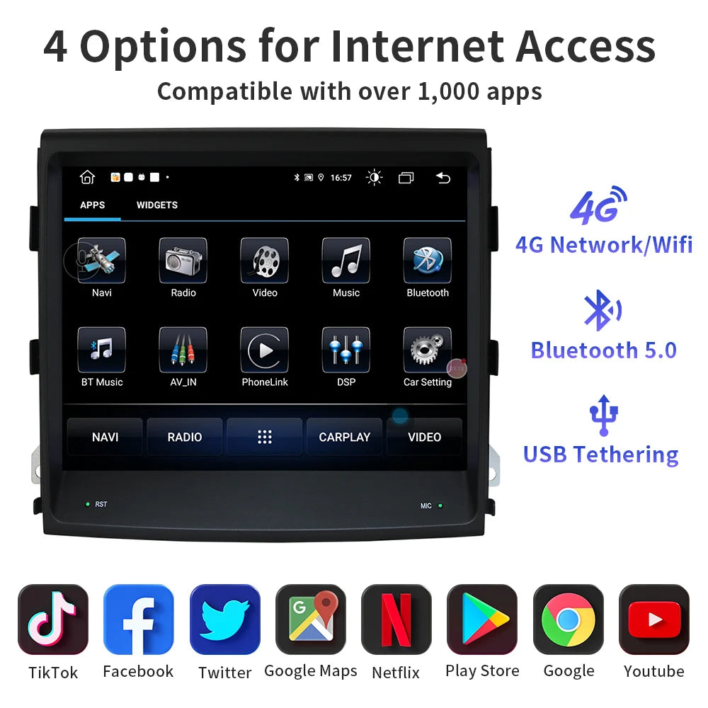 8.4 inch Android Car Radio For Porsche Cayenne Macan Panamera 2010-2017 Car Stereo CarPlay Multimedia Player