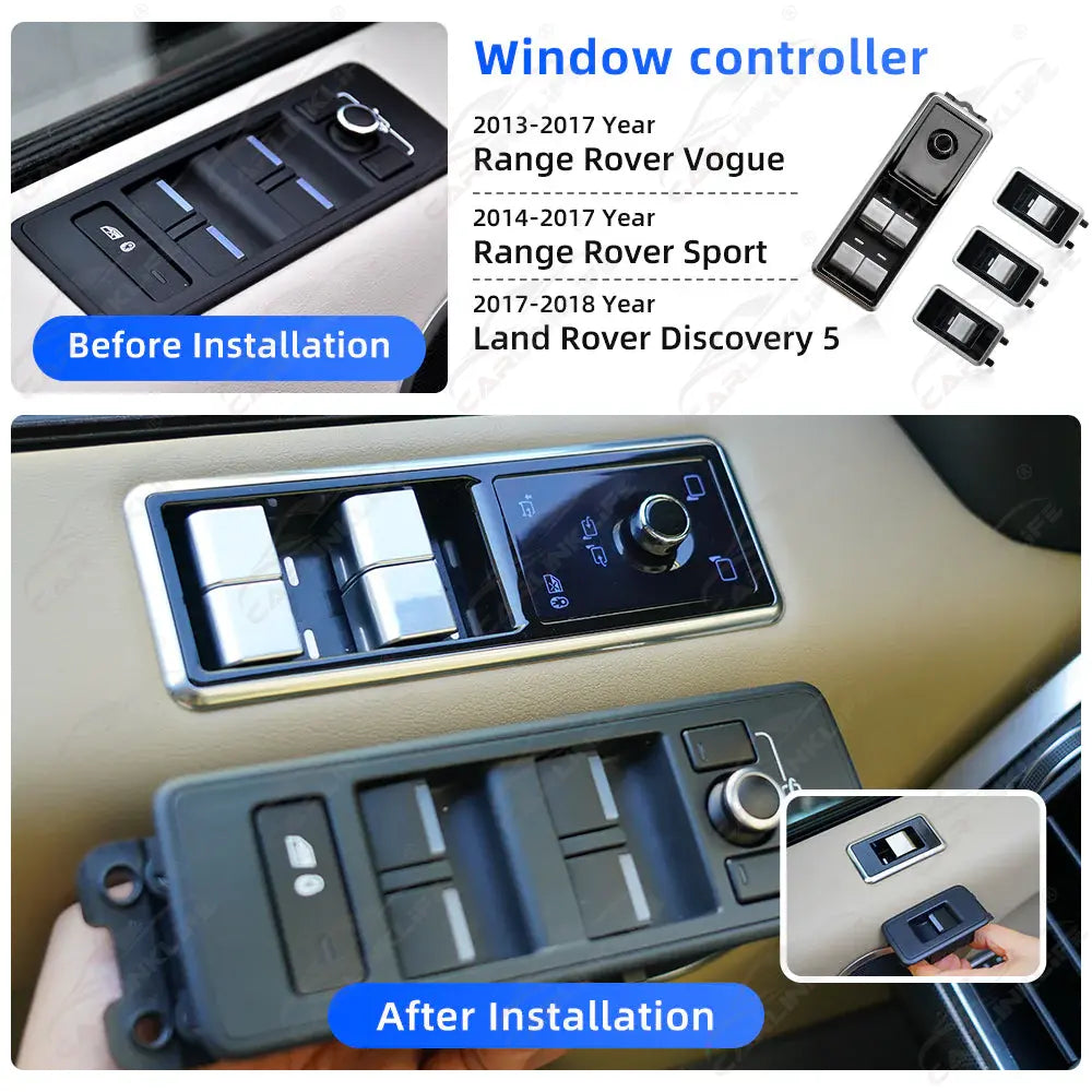 Range Rover L405 L494 Steering wheel keys, Window switch, A/C screen