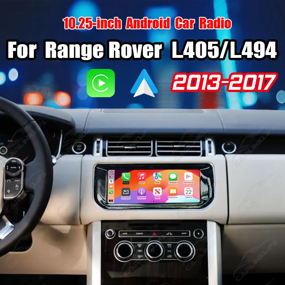 10.25 inch Android Car Radio For Range Rover Vogue L405 / Sport L494 2013-2017 Car Stereo CarPlay Multimedia Player