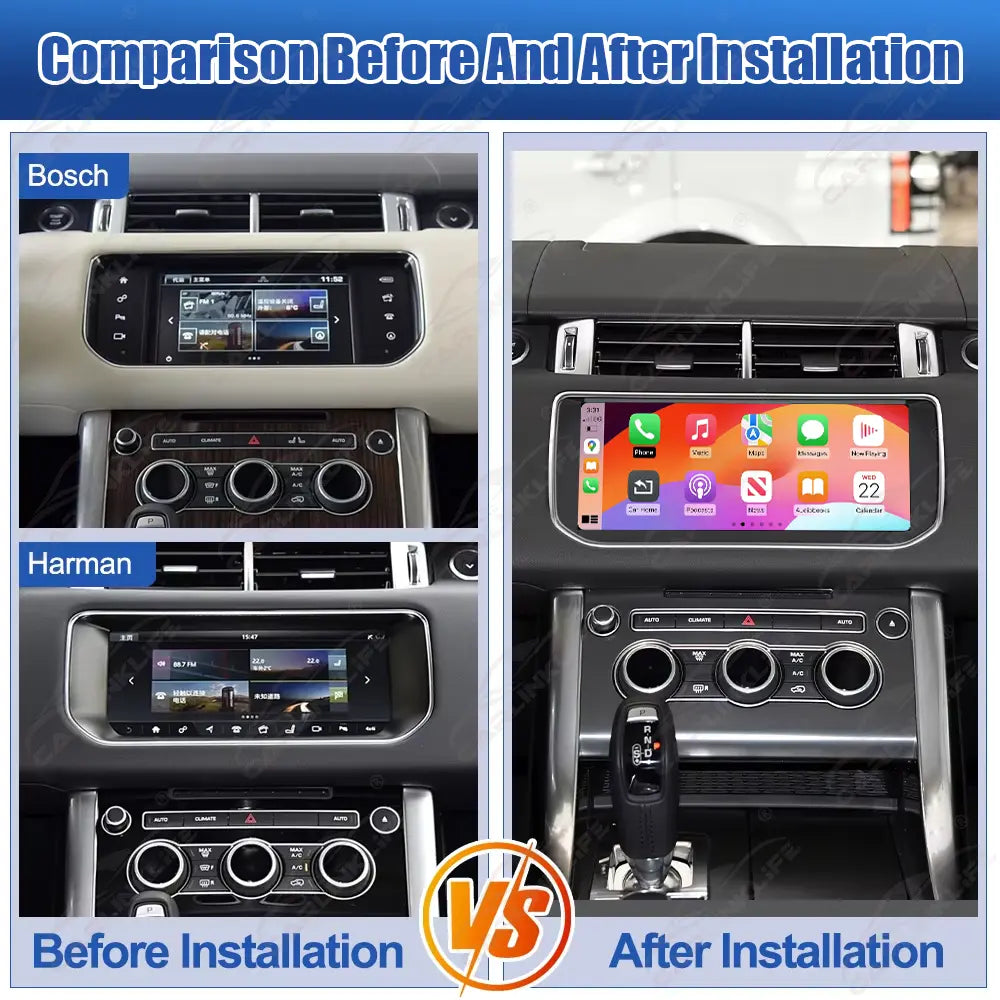 10.25 inch Android Car Radio For Range Rover Vogue L405 / Sport L494 2013-2017 Car Stereo CarPlay Multimedia Player