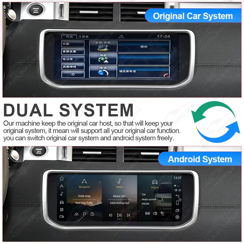 10.25 inch Android Car Radio For Range Rover Vogue L405 / Sport L494 2013-2017 Car Stereo CarPlay Multimedia Player
