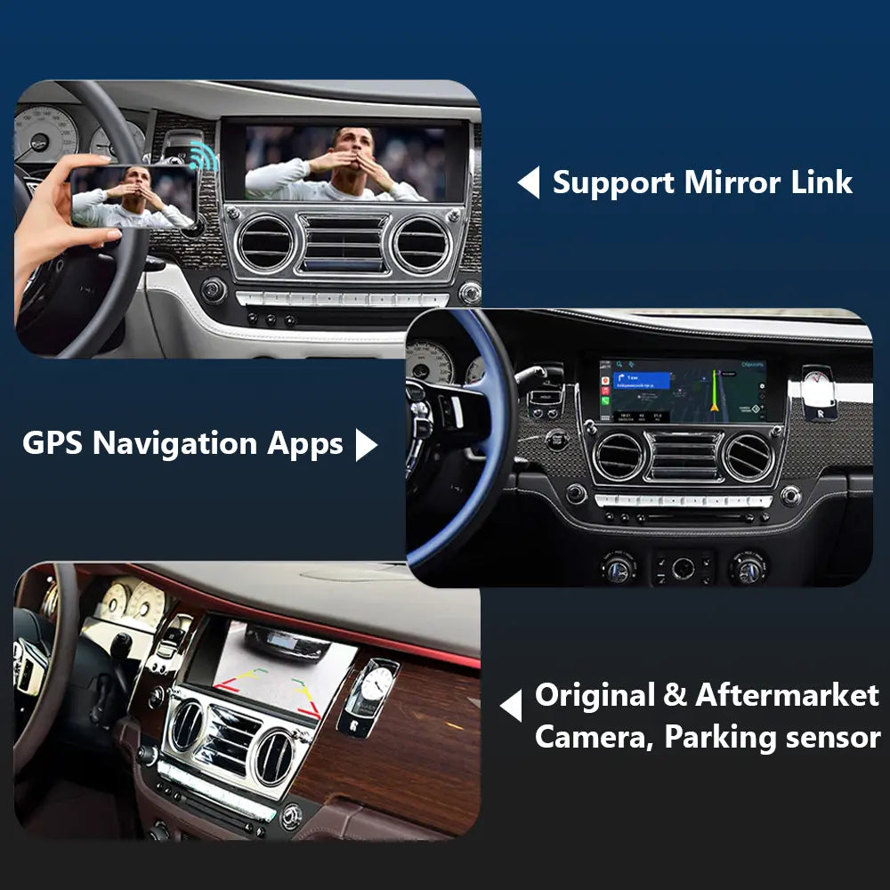 Wireless Apple Carplay Android Auto For Rolls Royce Phantom/Ghost/Dawn/Wraith 2006-2018 CarPlay Retrofit Module